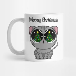 Meowy Christmas Mug